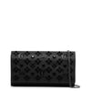Paloma loubinthesky black leather wallet on chain