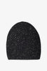 Marvy charcoal melange cashmere beanie