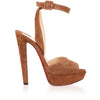 Louloudancing 140 tan suede sandal