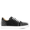 Vieira 2 black glitter leather sneakers