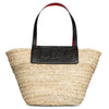 Loubi Shore black leather beach tote