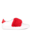 Urban street red mink sneaker