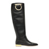 Avio black leather boots