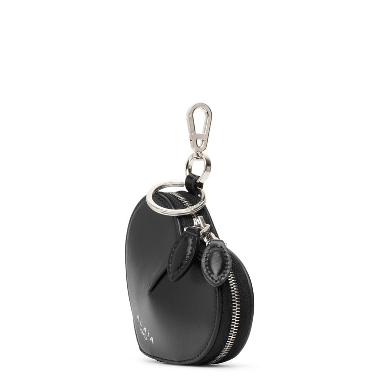 Le Coeur Mini black leather purse