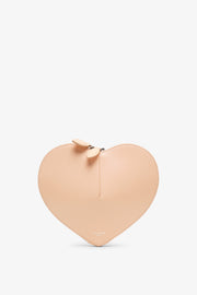 Le Coeur beige leather crossbody bag