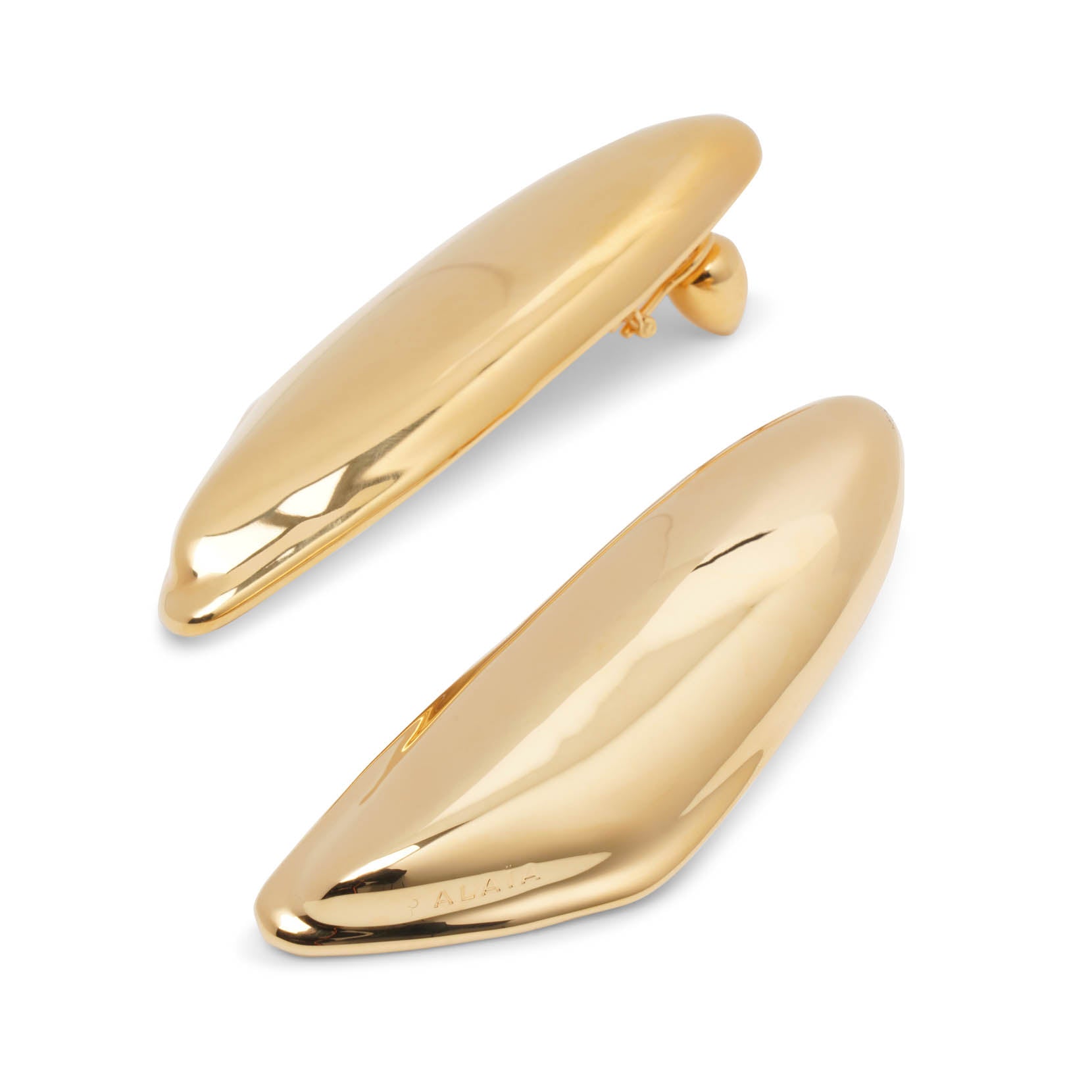 Shop Alaïa Bombe Gold Earrings