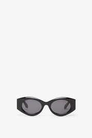 Oval 82 black sunglasses