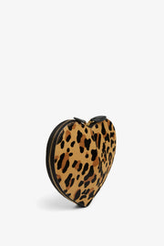 Le Coeur leopard crossbody bag