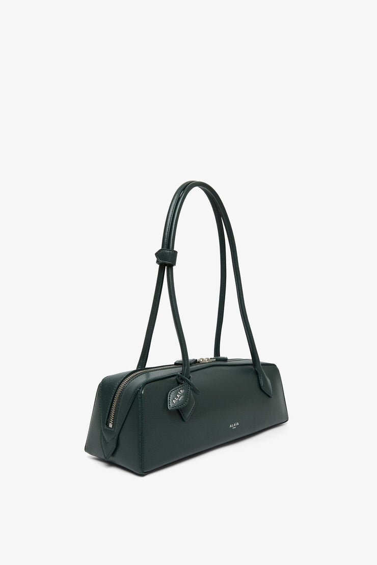 Le Teckel medium dark green bag