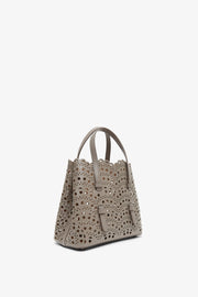 Mina 20 taupe leather tote bag