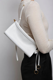 Le Click east west small white bag