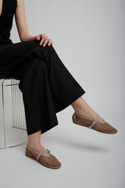 Grege mesh ballet flats