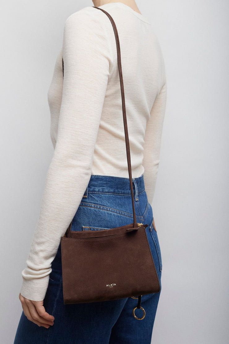 Le Click small brown shoulder bag