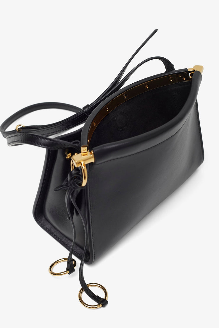 Le Click small black square bag