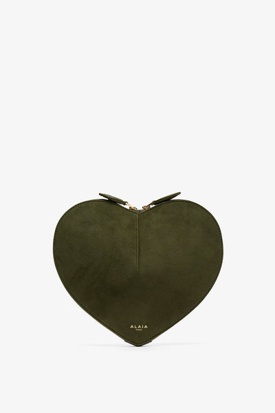 Le Coeur dark green crossbody bag