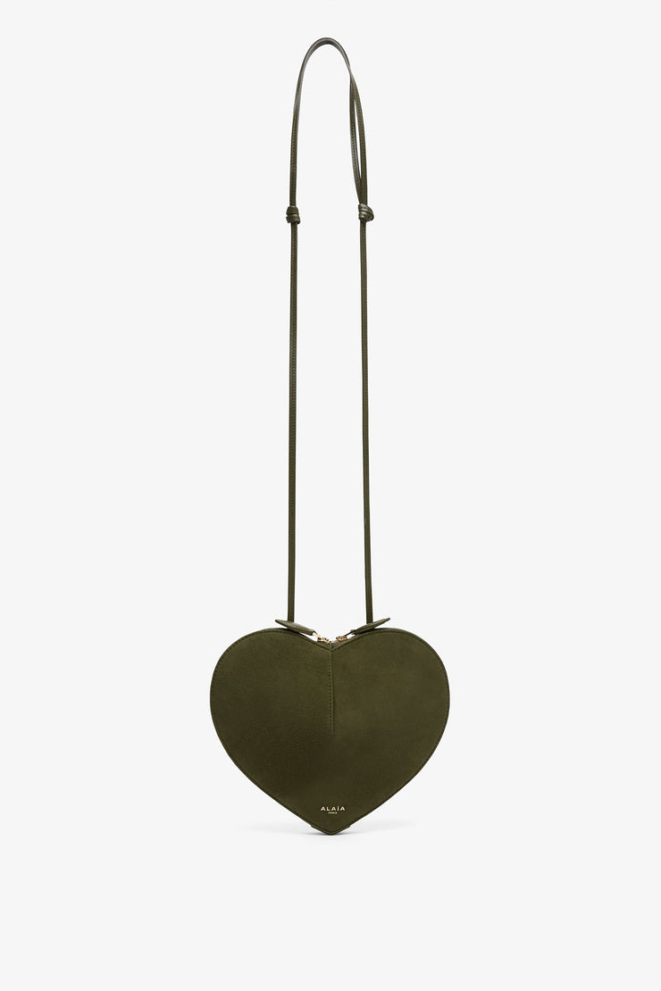 Le Coeur dark green crossbody bag