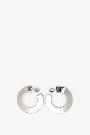 Blade Hoops small silver earrings
