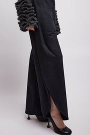 Wool flannel petal pants