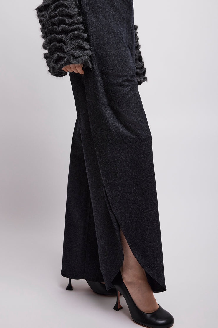 Wool flannel petal pants