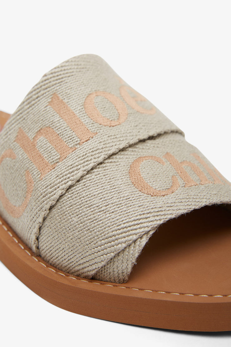 Woody khaki slides