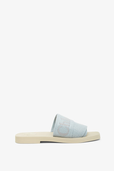 Woody light blue slides