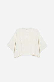 Logo cotton jersey cropped t-shirt