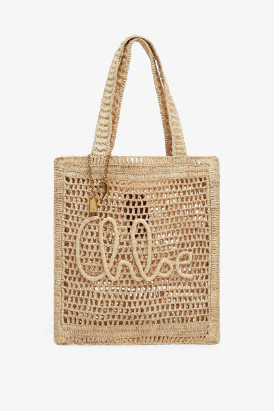 Summer banana beige tote bag