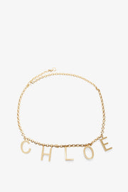 Chloe letters belt