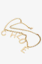Chloe letters belt