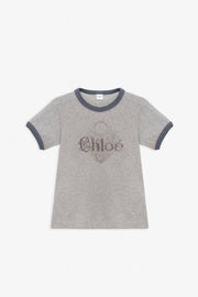 Crew-neck baby fit T-shirt