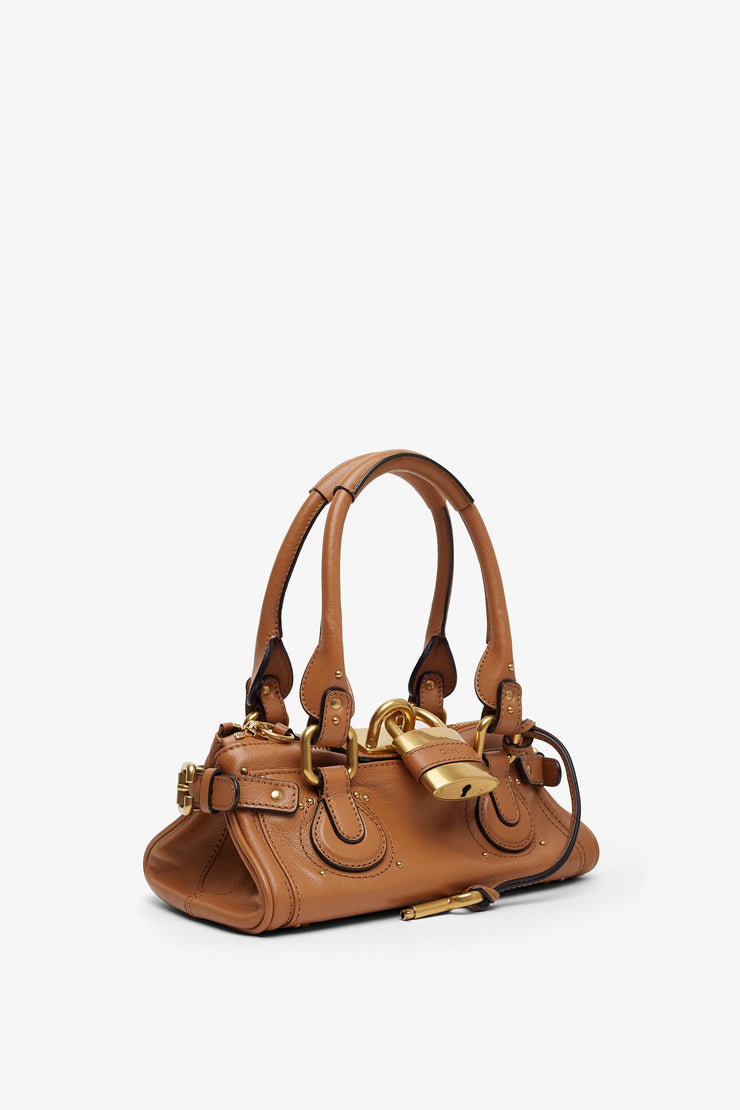 Paddington small brown leather bag