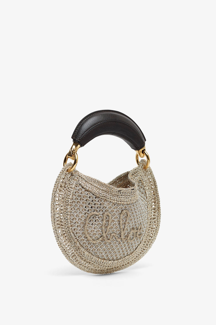 Summer Banana mini silver bag