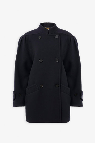 Iconic navy wool jacket