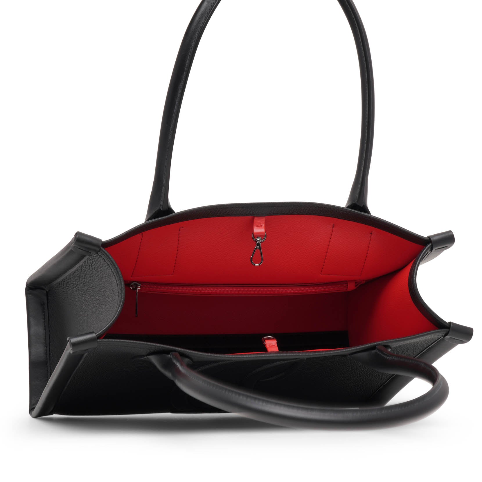 Shop Christian Louboutin By My Side E/w Black Leather Tote Bag
