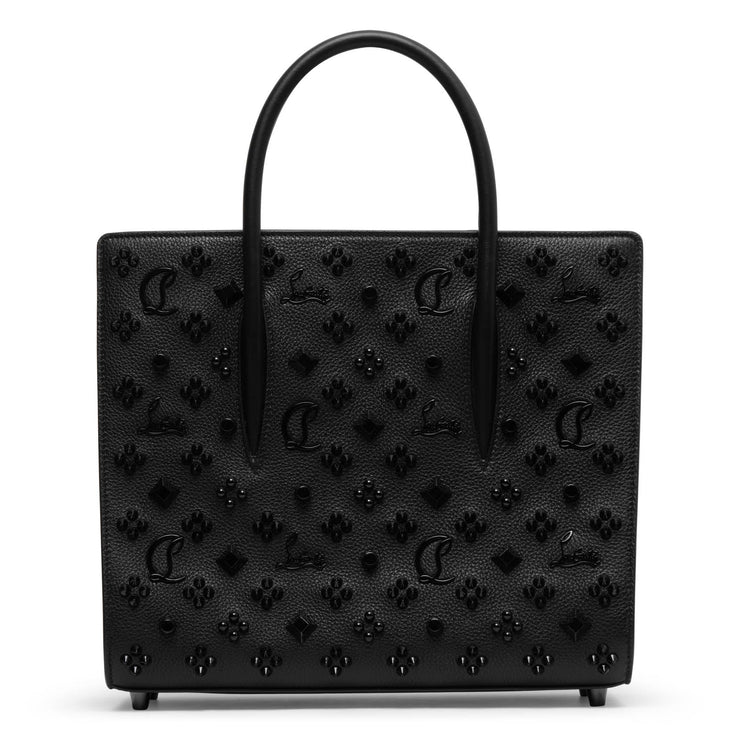 Paloma S medium loubinthesky black bag