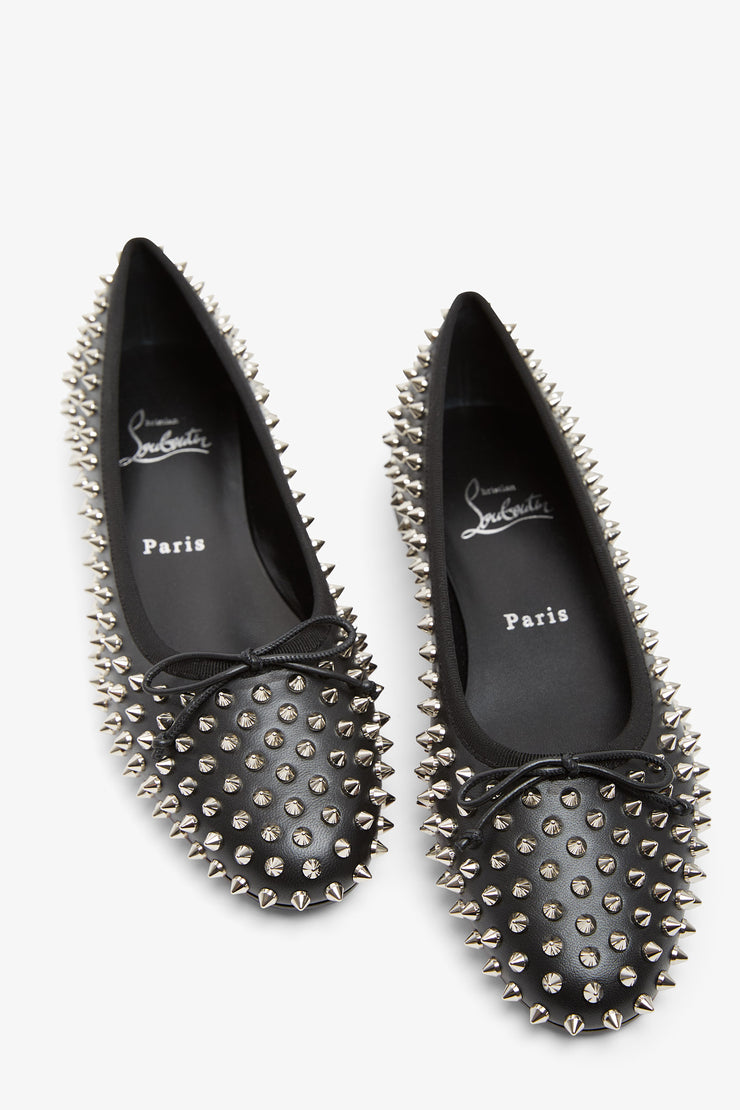 Sweetie Jane spiked leather ballerinas