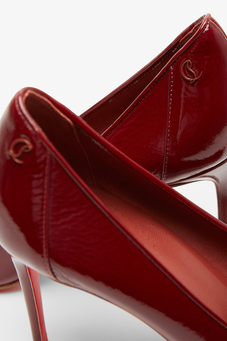 Sporty Kate 85 red soft patent pumps