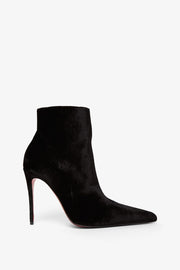 Kate Max 100 black velvet boots