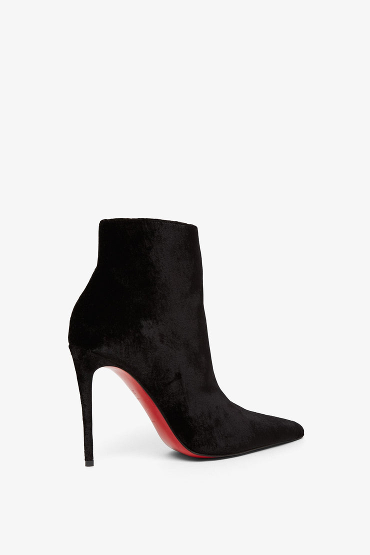 Kate Max 100 black velvet boots