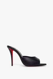 Miss Z 100 black leather mules