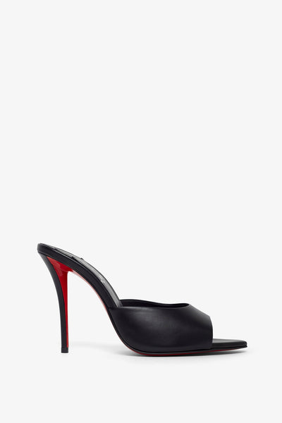 Miss Z 100 black leather mules
