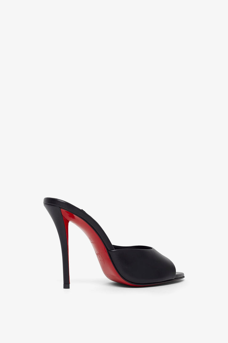 Miss Z 100 black leather mules