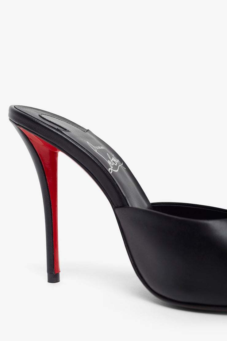 Miss Z 100 black leather mules