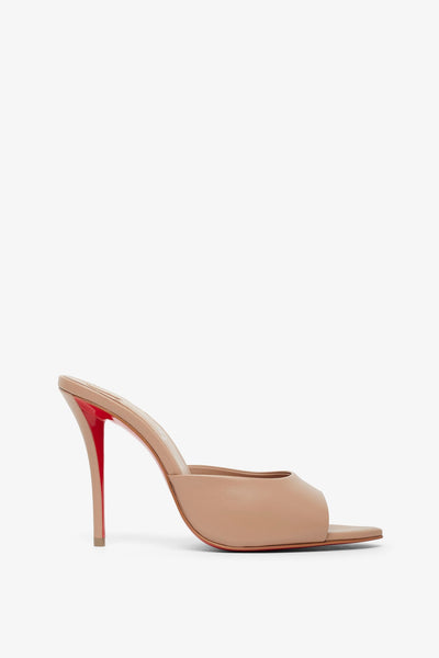 Miss Z 100 blush leather mules