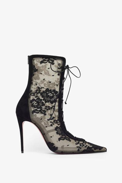 KM 100 black lace boots