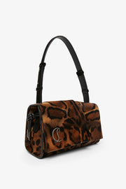 Baggy S leopard shoulder bag
