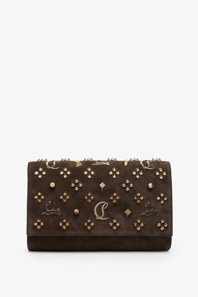 Paloma brown clutch