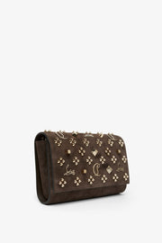 Paloma brown clutch