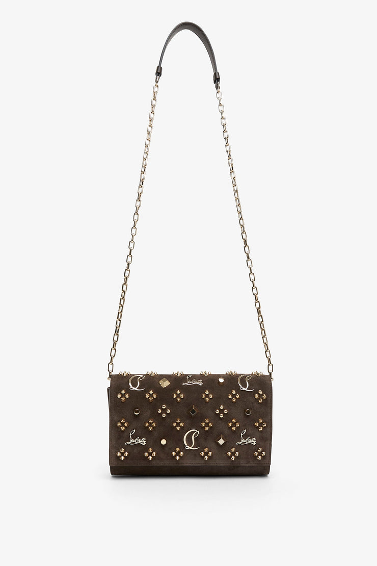 Paloma brown clutch