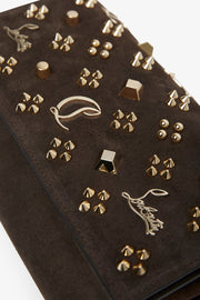 Paloma brown clutch